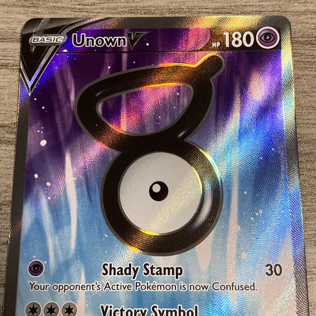 Mavin  Pokémon TCG Unown V Silver Tempest 177/195 Alternate Art Ultra Rare