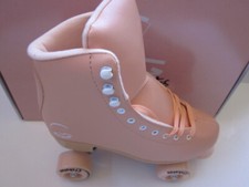 C7 Peach Roller Skates Women's 9 Men's 8  4 wheels  2 Stoppers