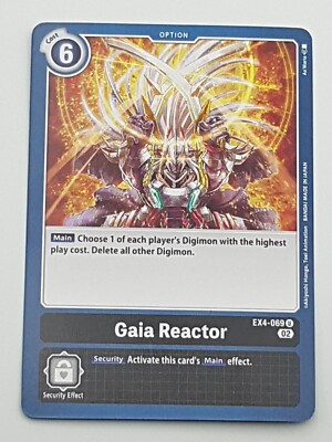 Digimon TCG Einzelkar Gaia Reactor NM
