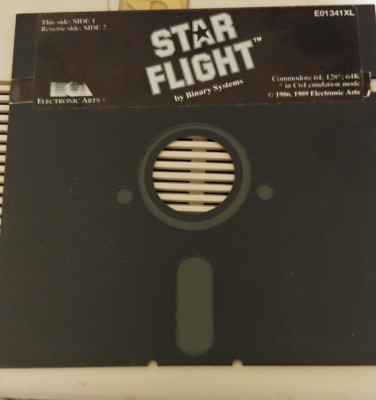 Star Flight (Electronic Arts 1986) Commodore 64 (Disk) working 8-bit classic