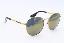 ALEXANDER MCQUEEN MCQ 0058SK 002 GOLD MIRRORED AUTHENTIC FRAMES SUNGLASSES 58-18