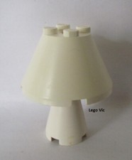 Lego 3943b 3942c Lampe de Chevet Rose table lamp White du Belville 5860 MOC - B6