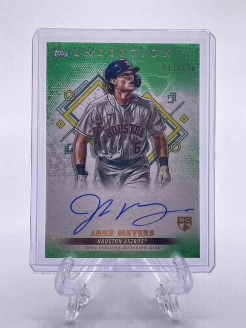 2022 Topps Inception #BRES-JM Jake Meyers Houston Astros Auto /125