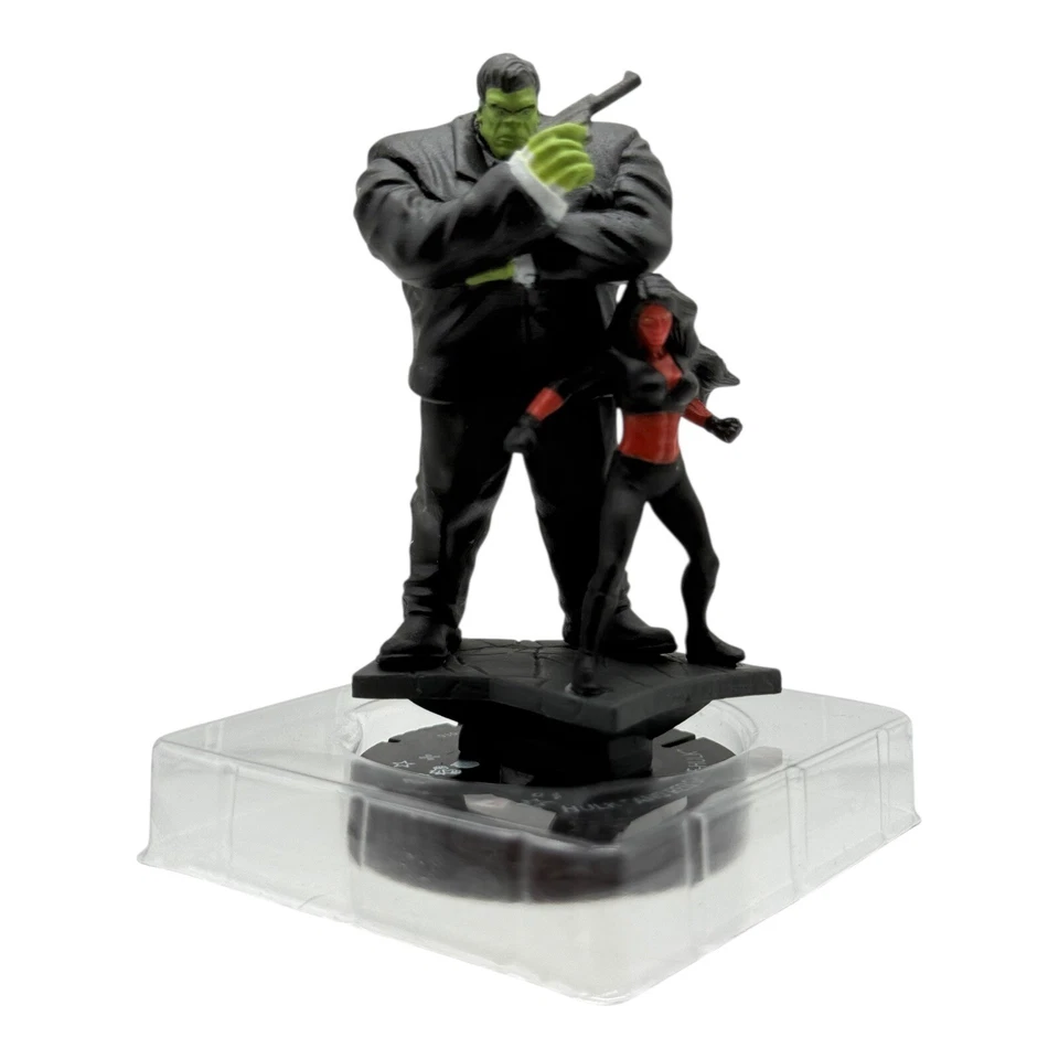 Figura de cómics de Marvel WizKids Heroclix Hulk y Red She Hulk exclusiva de la convención Foto 2 de 4