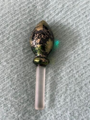 Beautiful, antique ornate, heavy glass (bottle) 'stopper' - Very good condition