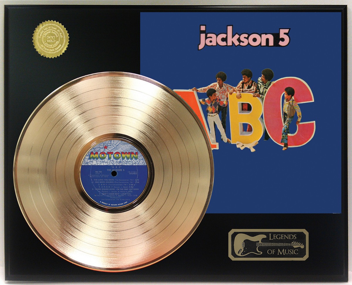 Jackson 5 - ABC Gold LP Record Plaque Display | eBay