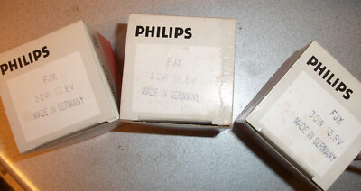 3X  Halogenlampe Reflektorlampe   FJX   13,8V 30W