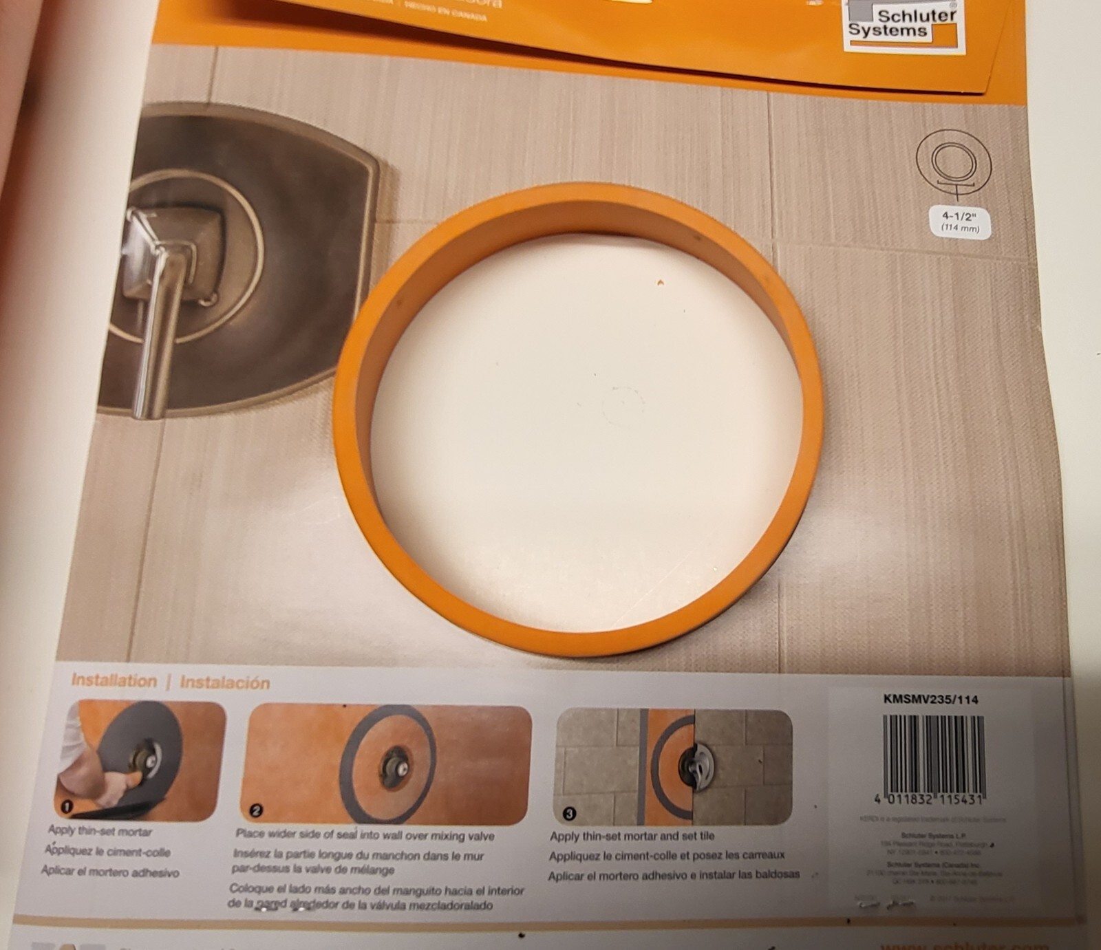 NEW SURPLUS Schluter Kerdi Waterproofing Membranes & Valve Seal eBay