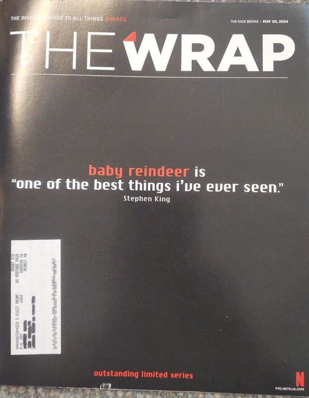 THE WRAP May 30, 2024 Issue BABY REINDEER QUEENDS LAWMEN BASS REEVES ADS NEW