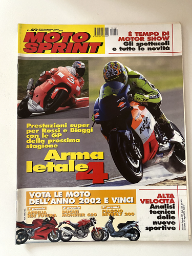 Moto Sprint N°8 - 1994 - Capirossi, Biaggi, Romboni, Cagiva...