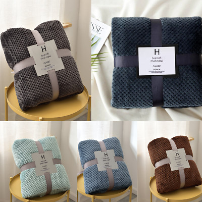Kunstfell Fleece Überwurf weich warm Nerz groß Schlafsofa Decke Double & King Size