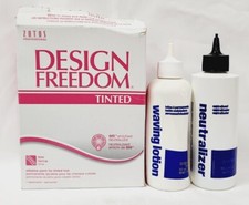 Zotos Design Freedom ALKALINE PERM Tinted Hair Firm Neutralizer 1 Application