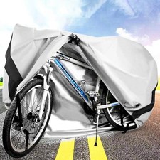 Waterproof Bicycle Cover with Locking Holes Rain Sun Snow UV Protector Outdoor