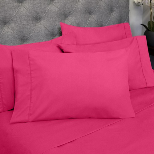 Sweet Home Collection 1500 Count 6 Piece Bedroom Bed Sheet Set Microfiber - Picture 32 of 97