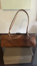 Via Spiga Crocodile Embossed Purse