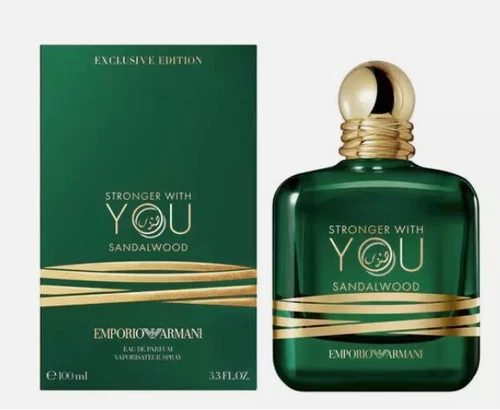 Stronger With You Sandalwood by Emporio Armani 3.4 oz 100 ml BESTSELLER - Picture 1 of 6