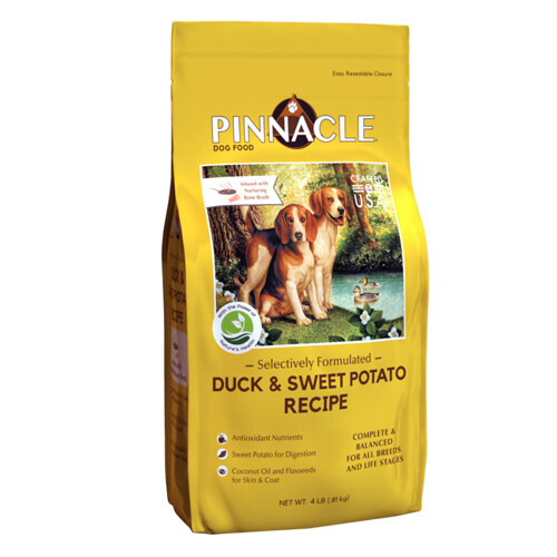 Pinnacle Pet Selectively Formulated Dry Dog Food Duck & Sweet Potato, 1