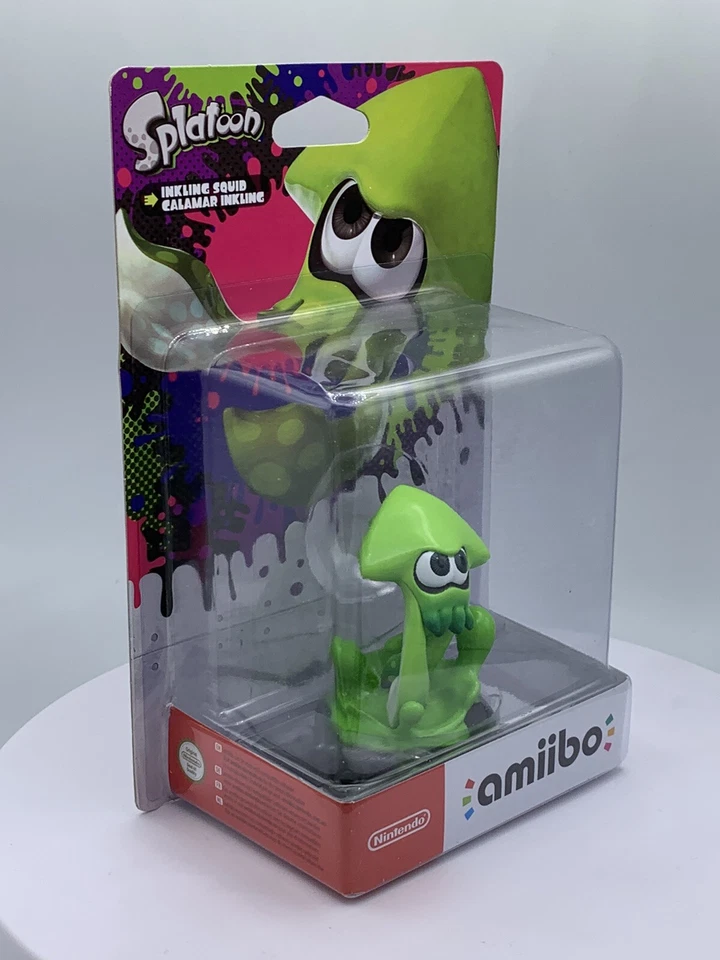 Nintendo Amiibo Green Inkling Squid Splatoon Collection - Image 4 of 4