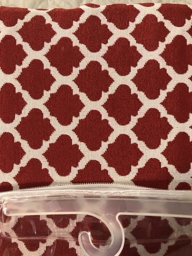 Elite Ogee Fenster Valance rot 50x17 Tab Top NEU #13388 - Bild 8 von 9