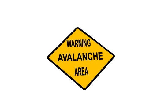 Ski Resort Ski Slope Warning Signs Novelty Skiing Warning Sign Skiers Signs - Picture 7 of 12