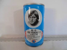 ROYAL CROWN RC COLA NFL LOS ANGELES RAMS JACK YOUNGBLOOD SODA CAN~#85