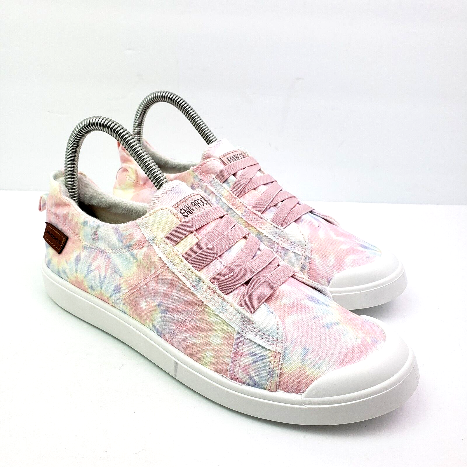 Jenn Ardor Womens Size 8 Pink Tie Dye Canvas Slip On Casual Sneaker Shoes CL1808