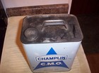 VINTAGE CHAPLIN C.M.O.TWO GALLON MOTOR OIL CAN - EMPTY — photo 5