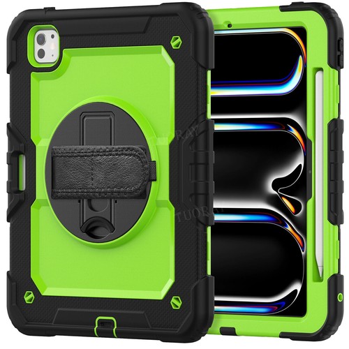 Für iPad 5/6/7/8/9/10 Gen Air 4 5 6 Pro 11 13 Hybrid Outdoor Tasche Gurt Hülle - Bild 39 von 225