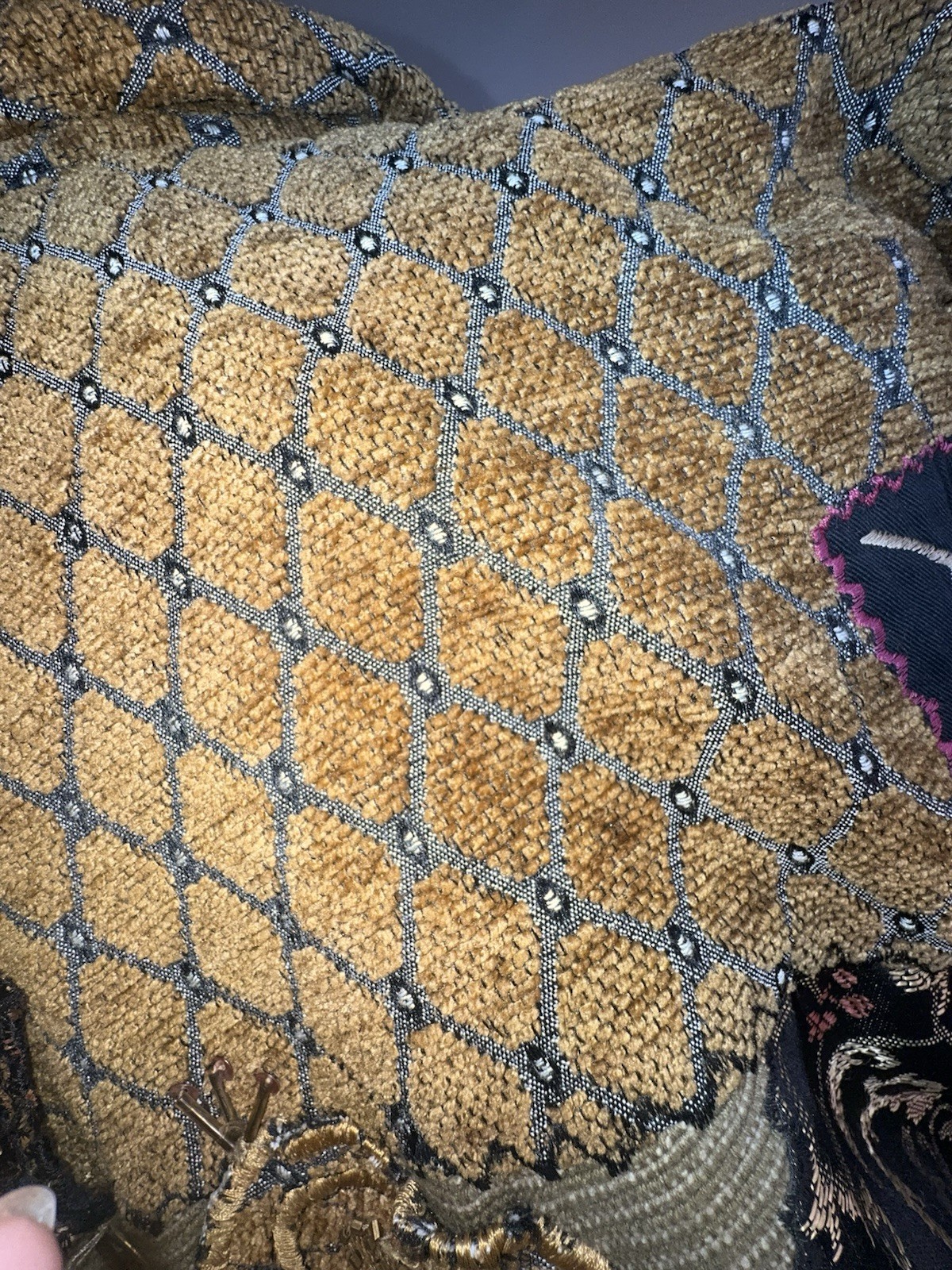 Patchwork Boho Artsy Statement Jacket Womens Smal… - image 8