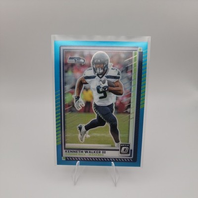 2025 Panini Donruss Optic Kenneth Walker III Aqua Prizm #133 /399