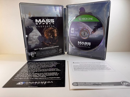 Mass Effect: Andromeda STEELBOOK Edition (Microsoft Xbox One, 2017) Complete CIB - Picture 3 of 3