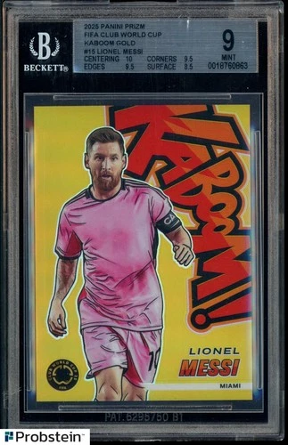 2025 Panini Prizm Lionel Messi Gold Prizm /10