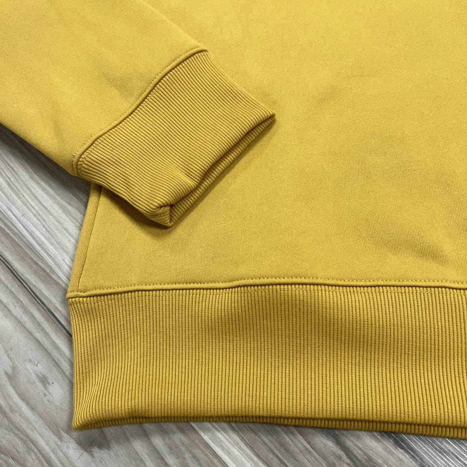 WeSC Miles Utility Crewneck Pullover Sweatshirt Honey/Black Men’s Size XL NWT - Image 2 of 4