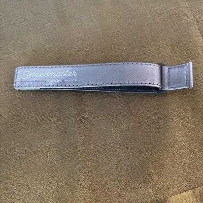 Omega Speedmaster Mission to Mercury Moon Swatch Silver Tone Watch Strap.