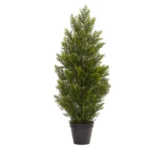 3' Artificial Mini Cedar Pine Tree, UV Protected - (Indoor/Outdoor)