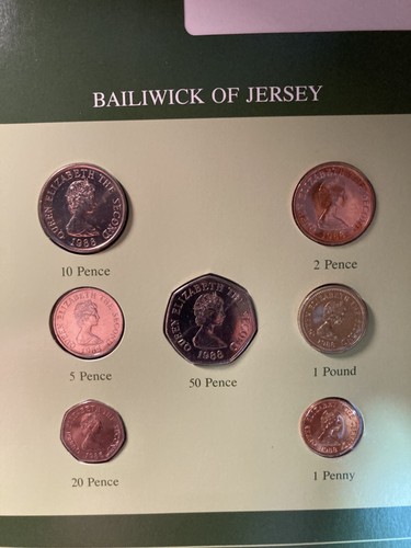 COIN SETS OF ALL NATIONS- ETHIOPIA, JERSEY, GUYANA, KIRIBATI. & MALAYSIA. #12 - Afbeelding 17 van 24