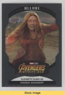 2022 Marvel Allure Black Rainbow Elizabeth Olsen as Wanda Maximoff #81 READ 5x5