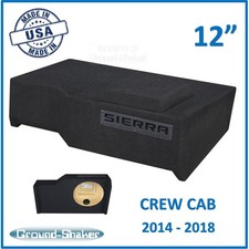 Gmc Sierra Crew-Cab 2014-2018 Truck 12" Single Sub Box 12" Subwoofer Enclosure