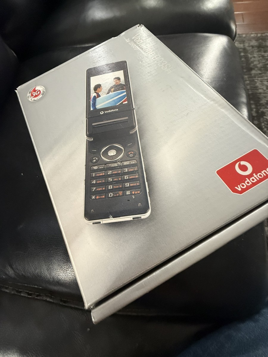 Vodafone　903SH美品 Rare SHARP Vodafone 903SH BLACK 3G Flip Cell Phone. Mint | eBay