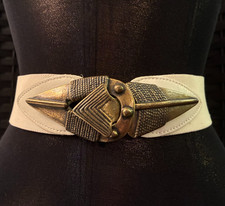 Vintage ARROWHEAD CLASP STRETCH BELT 27-30" Fit Medium OMEGA 80s Southwest Boho
