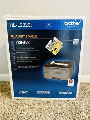 Brother HL-L2320D Mono Laser Office Printer -Open Box New