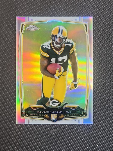 Davante Adams [Facing Forward Refractor] #114 2014 Topps Chrome card