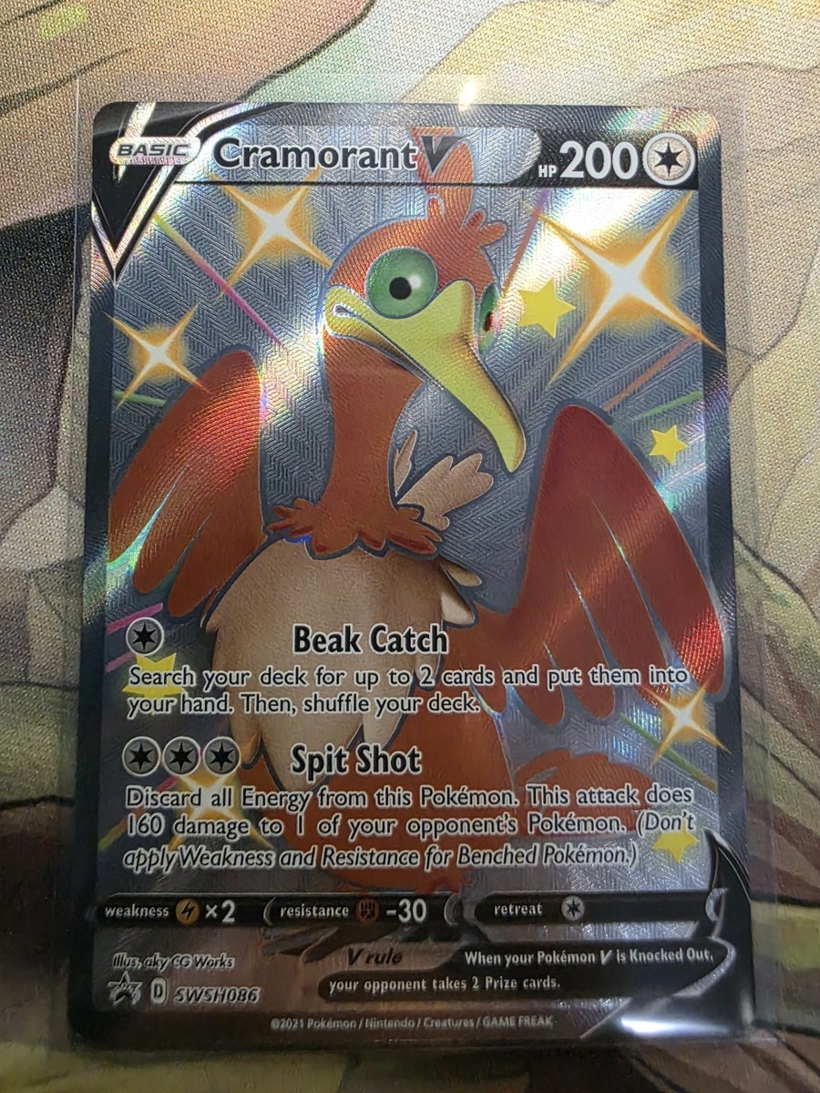 cramorant pokemon card Cramorant V - Full Art - Ultra Rare - Pokemon - Shining Fates