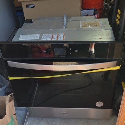 Whirlpool Convection Built-In Single Wall Oven, Touch Control, Digital, Black
