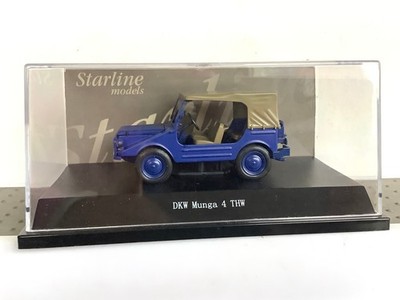  Die-Cast Starline Models 1:43 Auto/Union DKW Munga 4 ''THW'' (FF243-13S9/2)