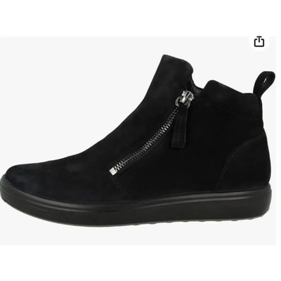 Ecco Women's Soft 7 Boots Black 7-7.5W New