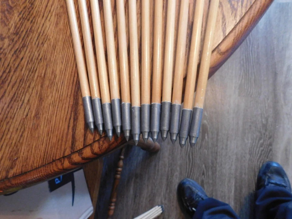One Dozen New Matching Cedar Arrows - Image 4 of 4