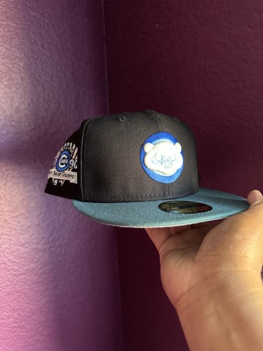 Casquette ajustée 59FIFTY Chicago Cubs New Era violet lavande