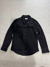 SAINT LAURENT black denim jacket with buttons