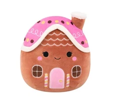 Squishmallows 8" Christmas Minna the Gingerbread House
